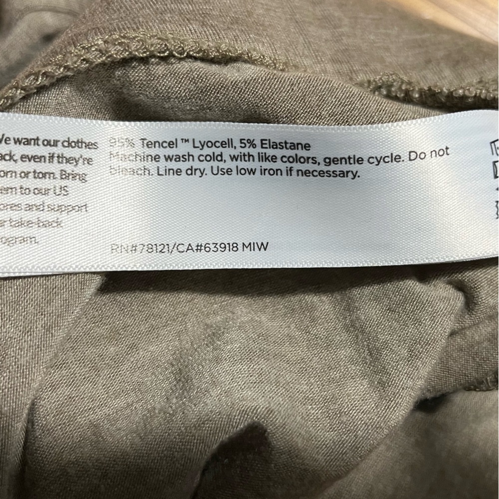 Eileen Fisher Taupe Lounge Wide-Leg Casual Pants Size Large - Picture 5 of 9